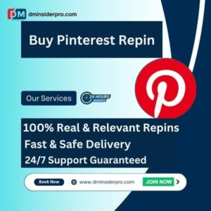 Buy Pinterest Repin – Real and relevant Pinterest repins to boost post reach, increase engagement, and grow your visibility.