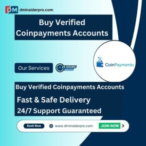 Buy Verified CoinPayments Accounts – Secure, fully verified CoinPayments accounts for safe cryptocurrency transactions and hassle-free payments.